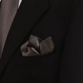 Dark Gray Pocket Square